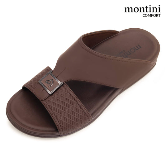 Montini M018(C62) Brown Gents Arabic Sandal