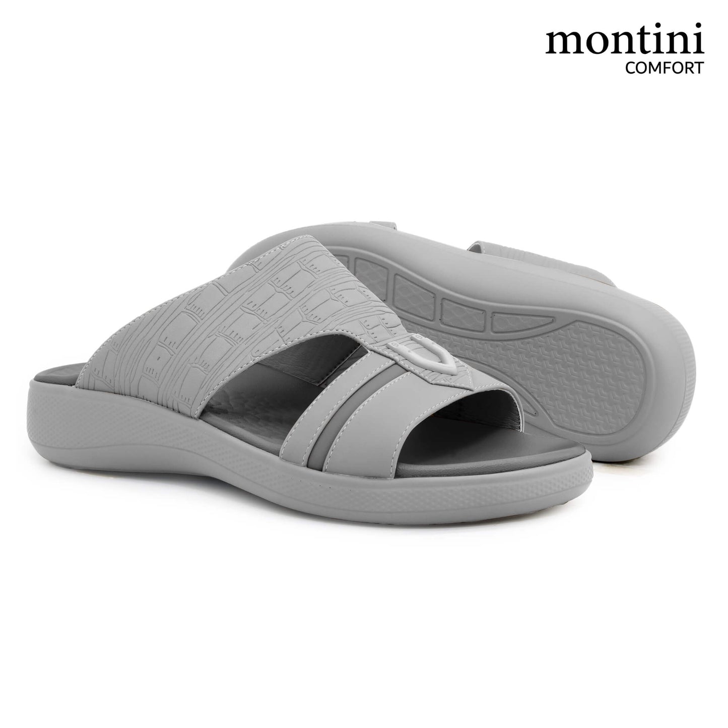Montini M014(C91) Grey Gents Arabic Sandal