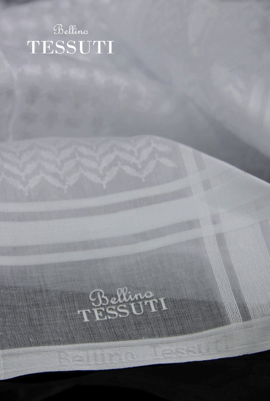TESSUTI Premium Lightweight & Breathable White Arabic Ghutra for Men