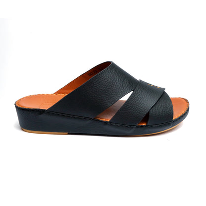 Maroos 0030 Black Men’s Leather Arabic Sandal