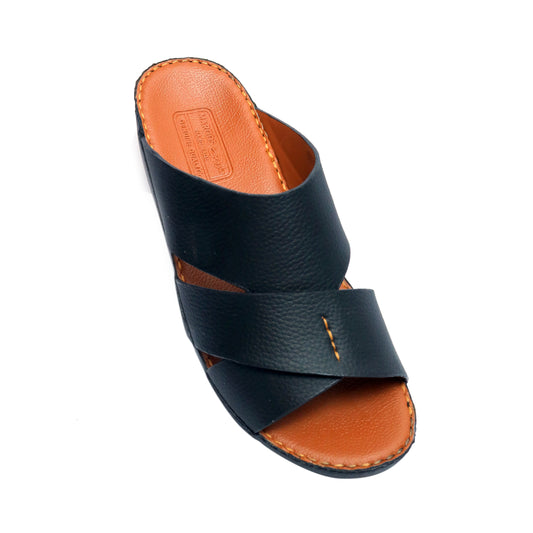 Maroos 0030 Black Men’s Leather Arabic Sandal
