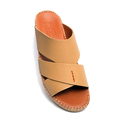 Maroos 0030 Sand Men’s Leather Arabic Sandal
