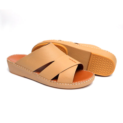 Maroos 0030 Sand Men’s Leather Arabic Sandal
