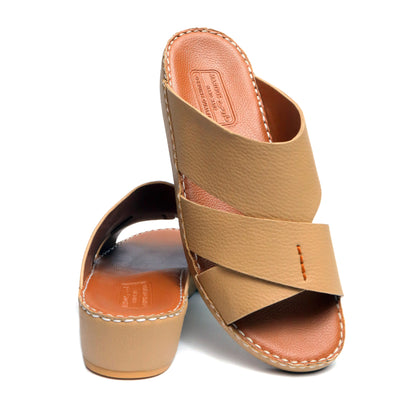 Maroos 0030 Sand Men’s Leather Arabic Sandal