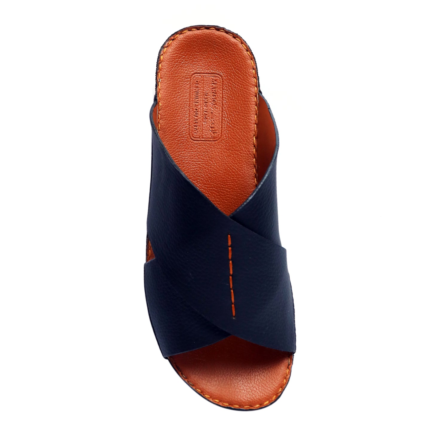 Maroos 0040 Black Men’s Leather Arabic Sandal