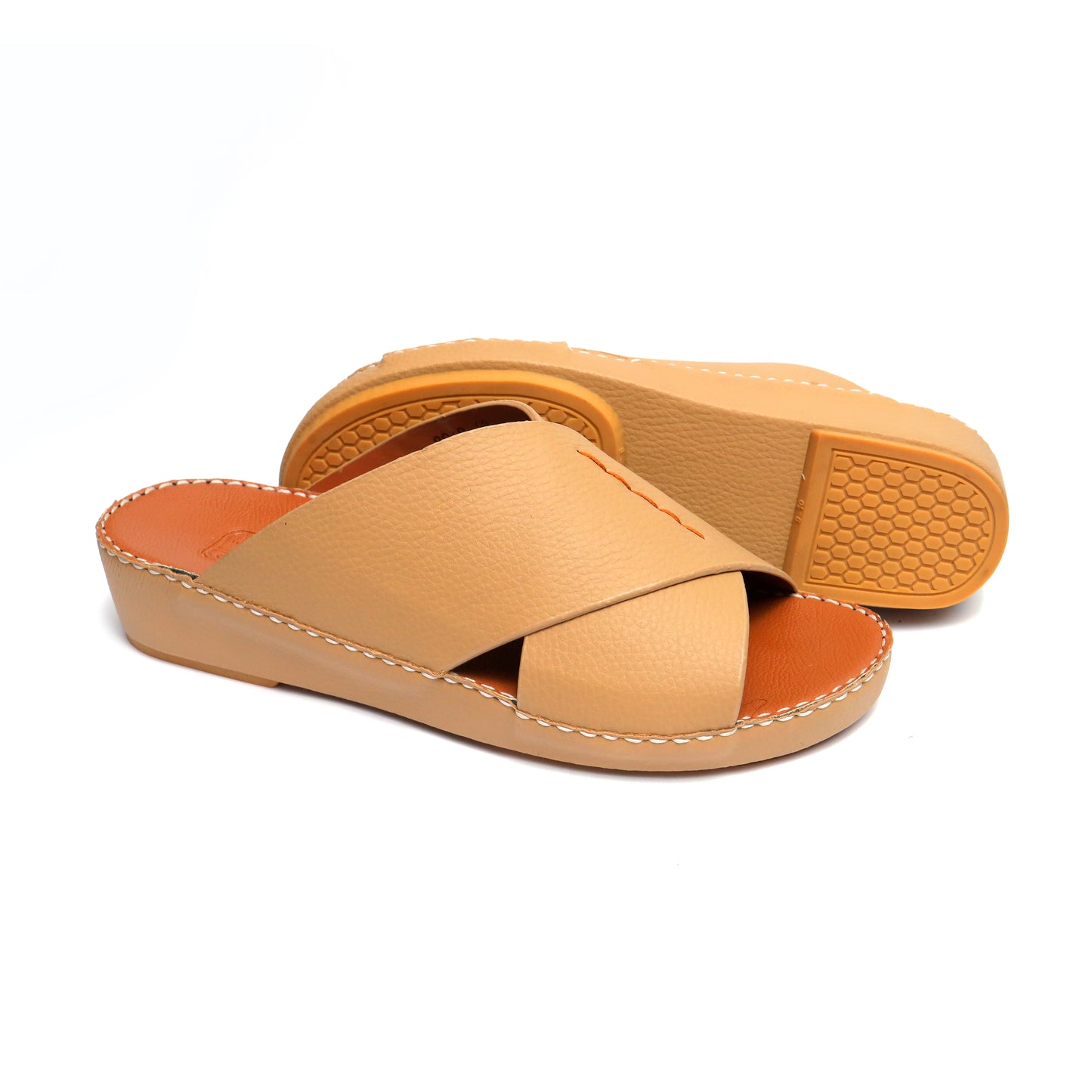 Maroos 0040 Sand Men’s Leather Arabic Sandal