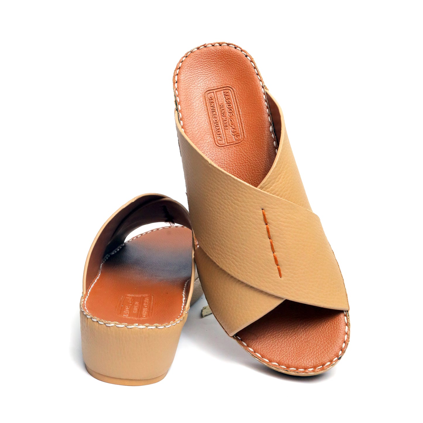 Maroos 0040 Sand Men’s Leather Arabic Sandal