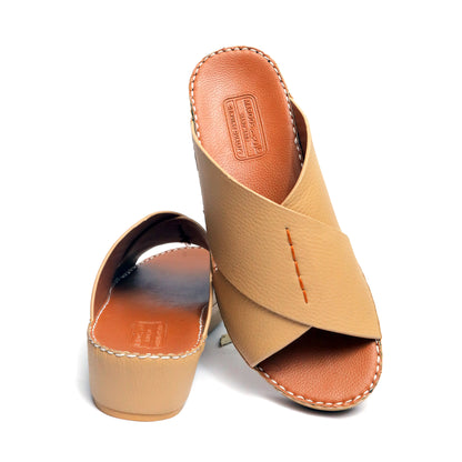 Maroos 0040 Sand Men’s Leather Arabic Sandal