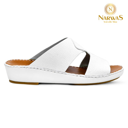 Narwas 1000 [NG132] White Gents Sandal