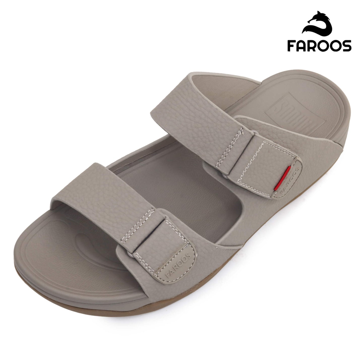 Faroos[F501]M139 Stone Gents Arabic Sandal