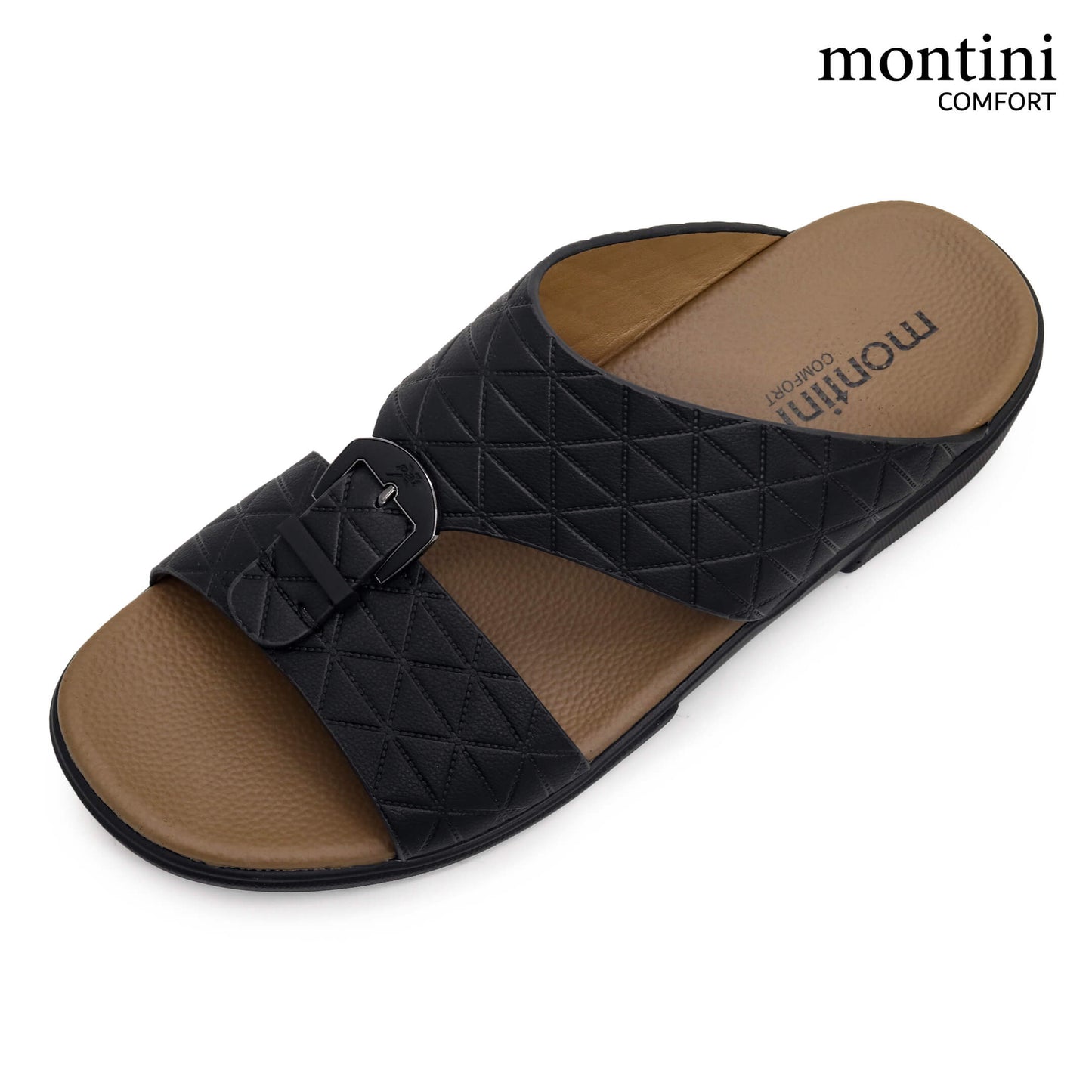 Montini M084(C65) Black Gents Arabic Sandal