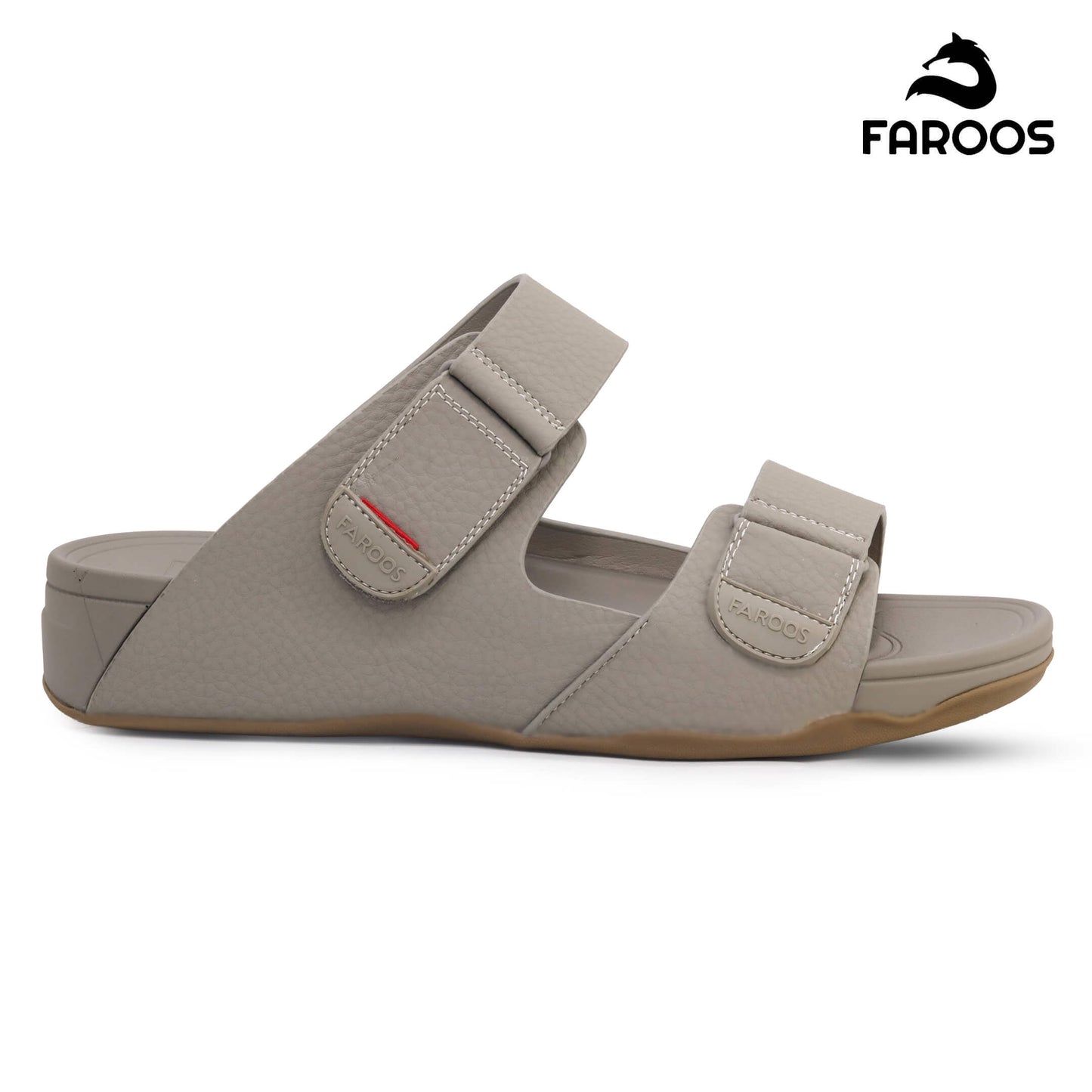 Faroos[F501]M139 Stone Gents Arabic Sandal