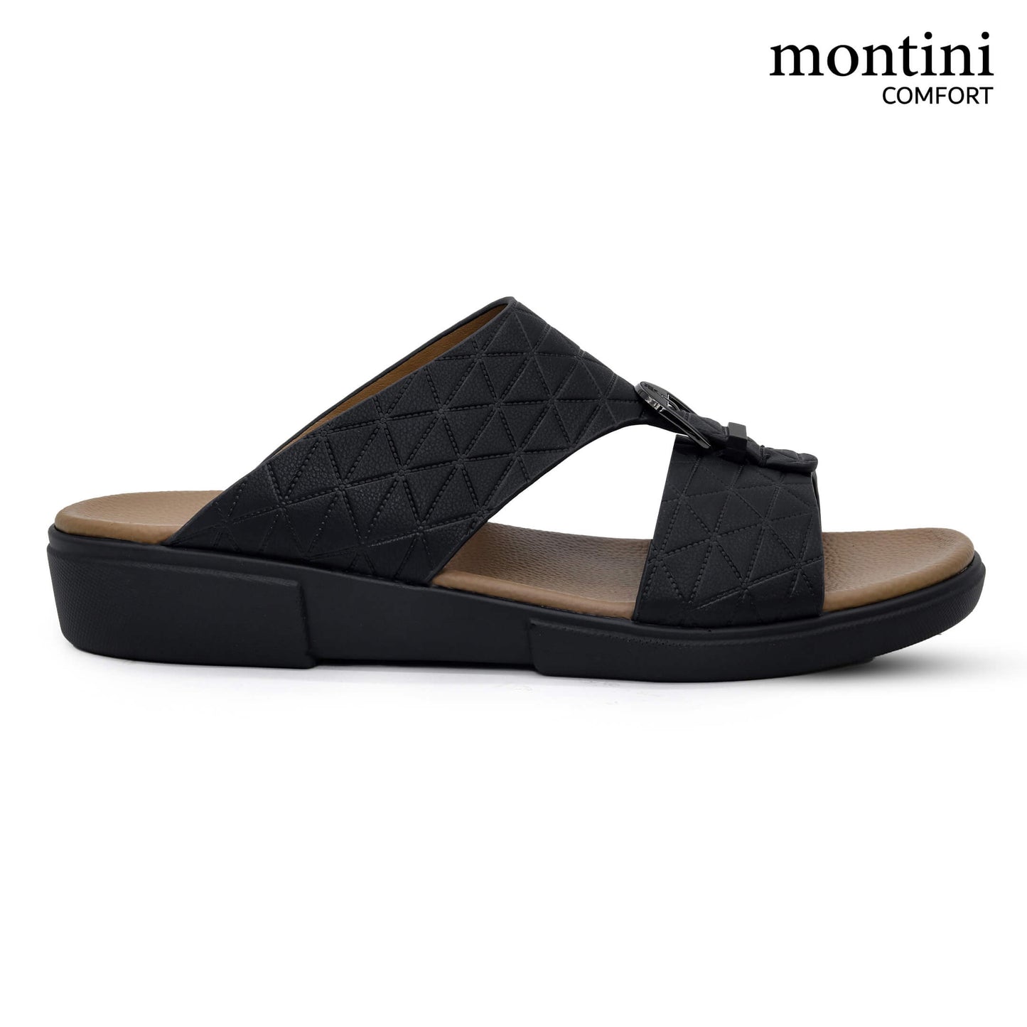 Montini M084(C65) Black Gents Arabic Sandal