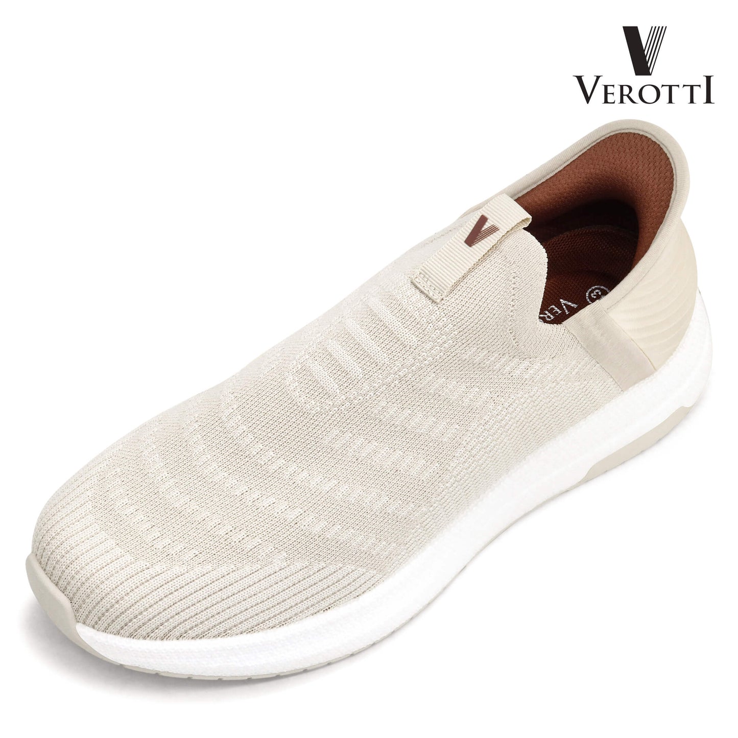 Verotti[X428]951 Beige Gents SLIP-INS Shoes