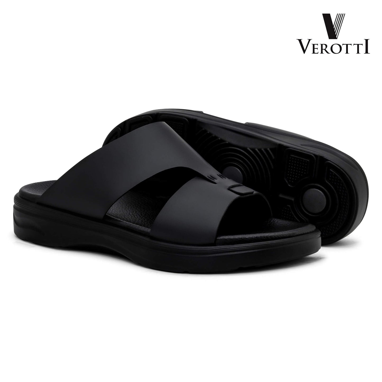 Verotti[X452]VTGE-06 Black Gents Arabic Sandal