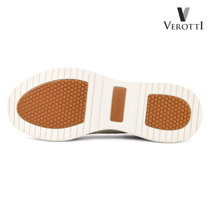 Verotti[X428]951 Beige Gents SLIP-INS Shoes