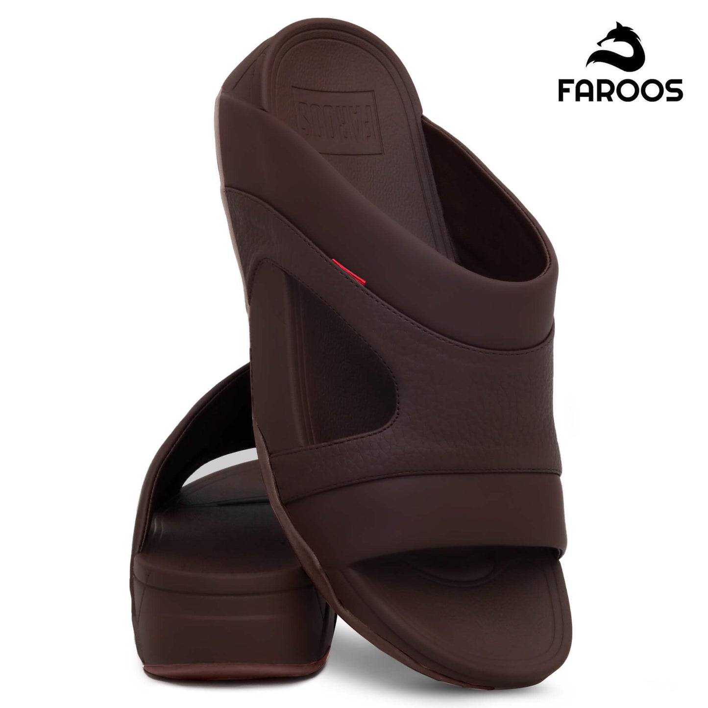 Faroos[F321]M114 Brown Gents Arabic Sandal