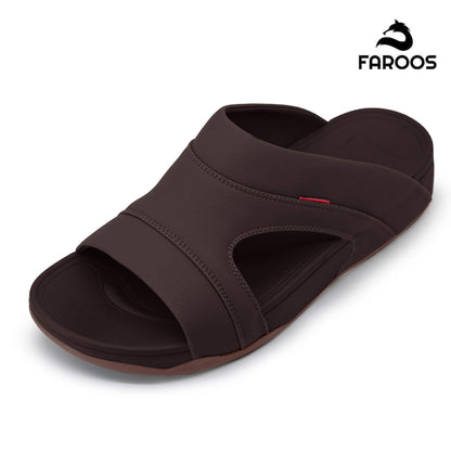 Faroos[F321]M114 Brown Gents Arabic Sandal