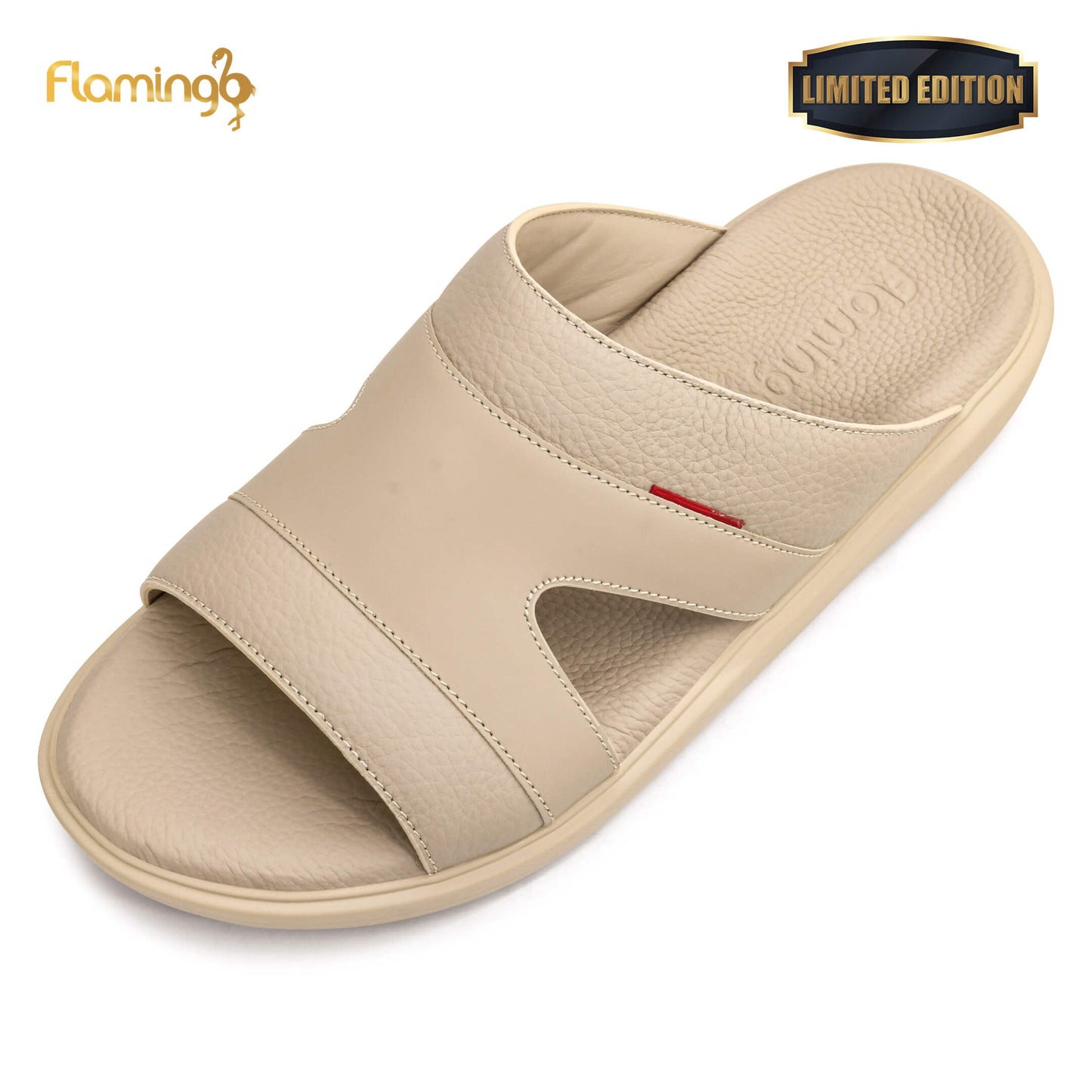 Flamingo Premium[FG114]7005 Beige Gents Arabic Sandal