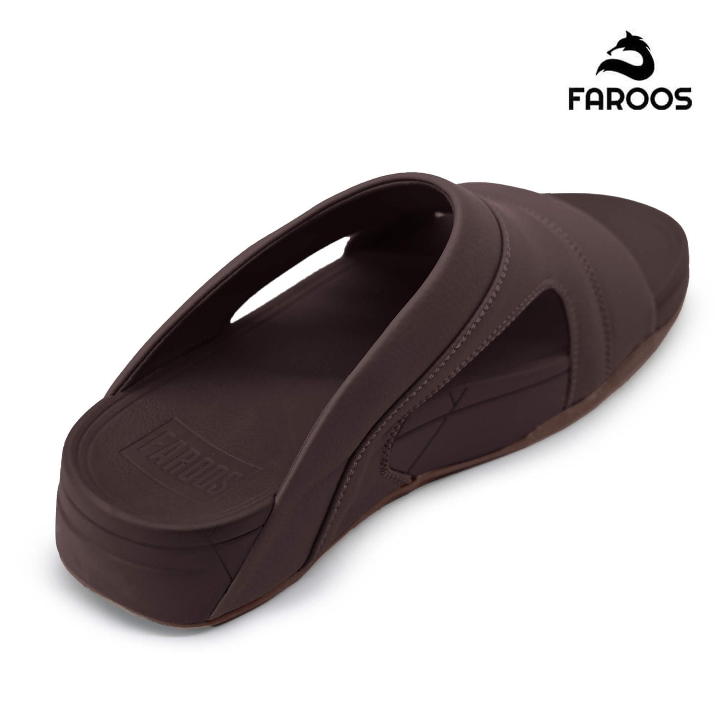 Faroos[F321]M114 Brown Gents Arabic Sandal