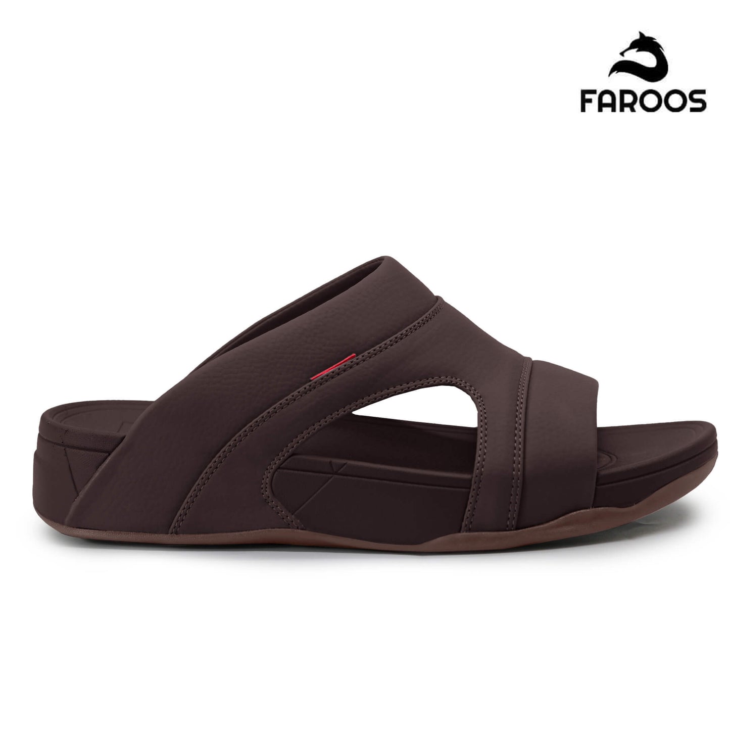Faroos[F321]M114 Brown Gents Arabic Sandal
