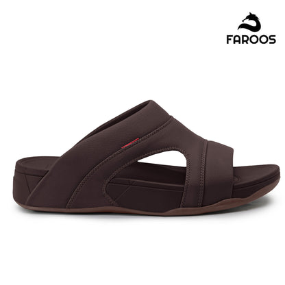 Faroos[F321]M114 Brown Gents Arabic Sandal