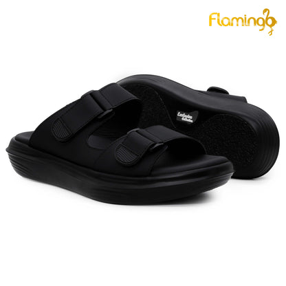 Flamingo Premium[FG124]8078 Black Gents Arabic Sandal