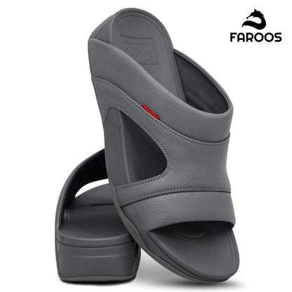 Faroos[F322]M114 Gray Gents Arabic Sandal