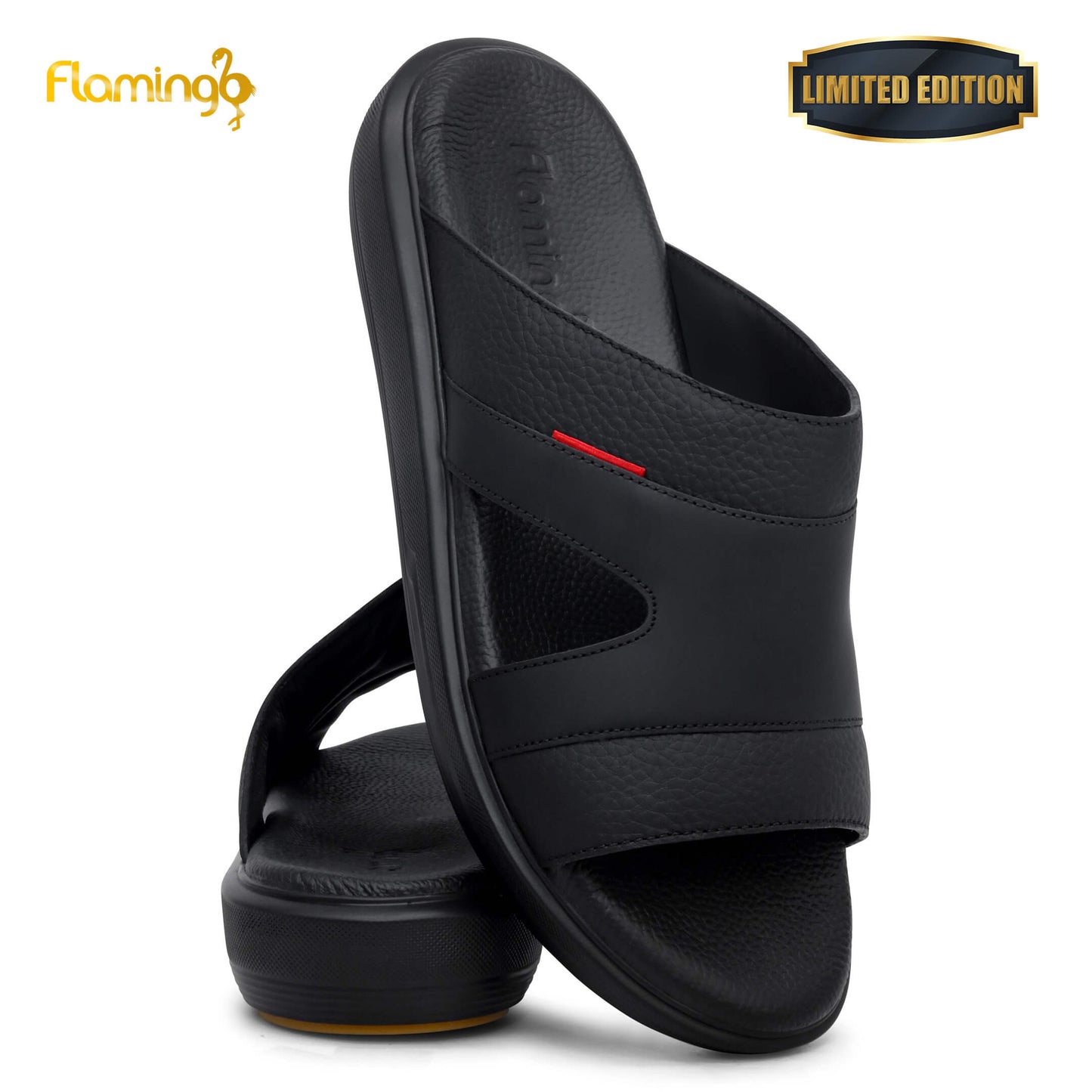 Flamingo Premium[FG115]7005 Black Gents Arabic Sandal