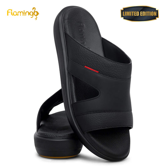 Flamingo Premium[FG115]7005 Black Gents Arabic Sandal