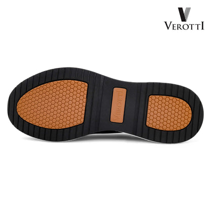 Verotti[X429]951 Black Gents SLIP-INS Shoes