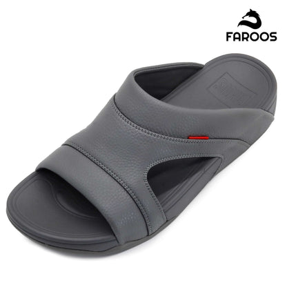 Faroos[F322]M114 Gray Gents Arabic Sandal