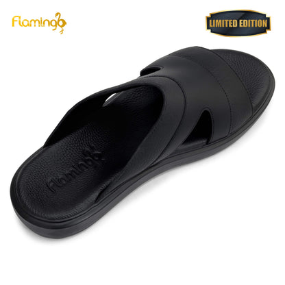 Flamingo Premium[FG115]7005 Black Gents Arabic Sandal