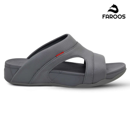 Faroos[F322]M114 Gray Gents Arabic Sandal