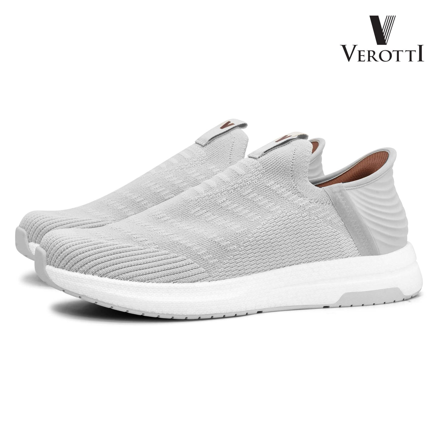 Verotti[X430]951 Gray Gents SLIP-INS Shoes