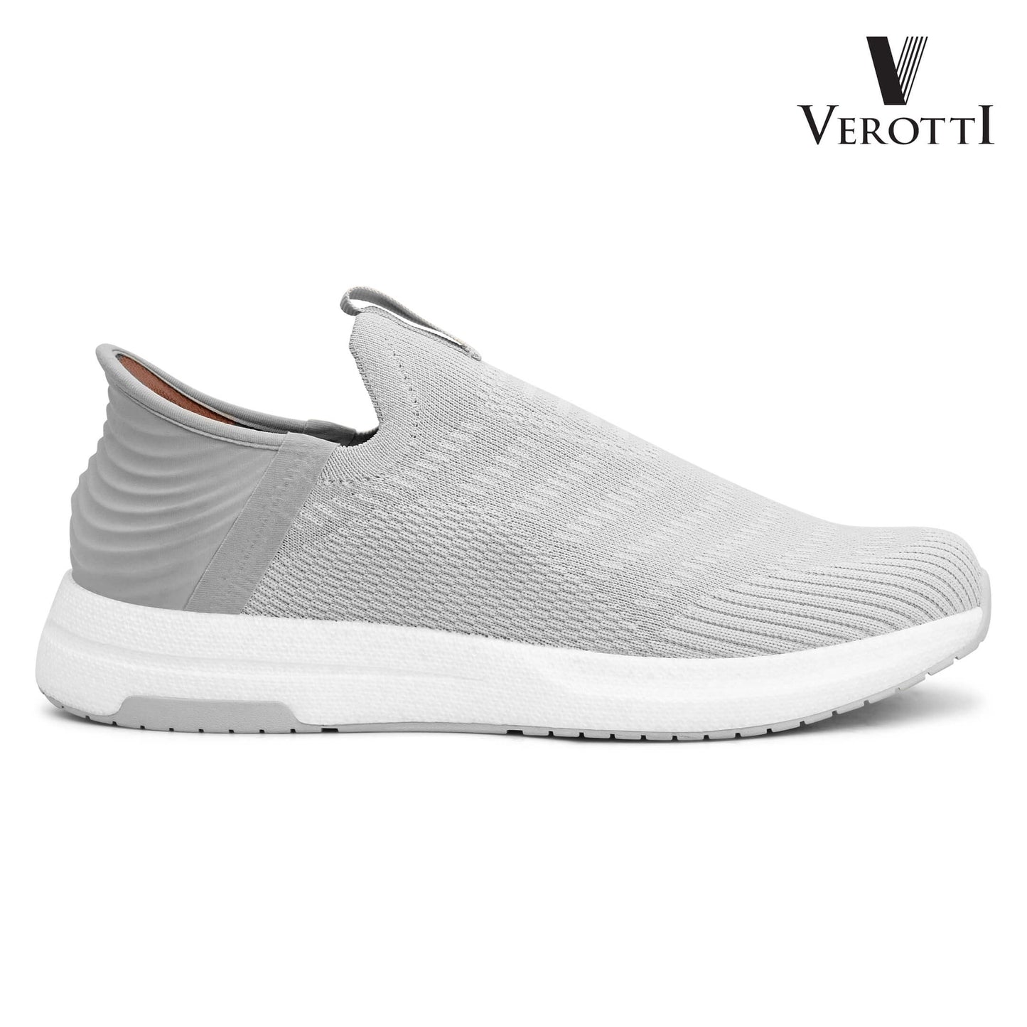 Verotti[X430]951 Gray Gents SLIP-INS Shoes