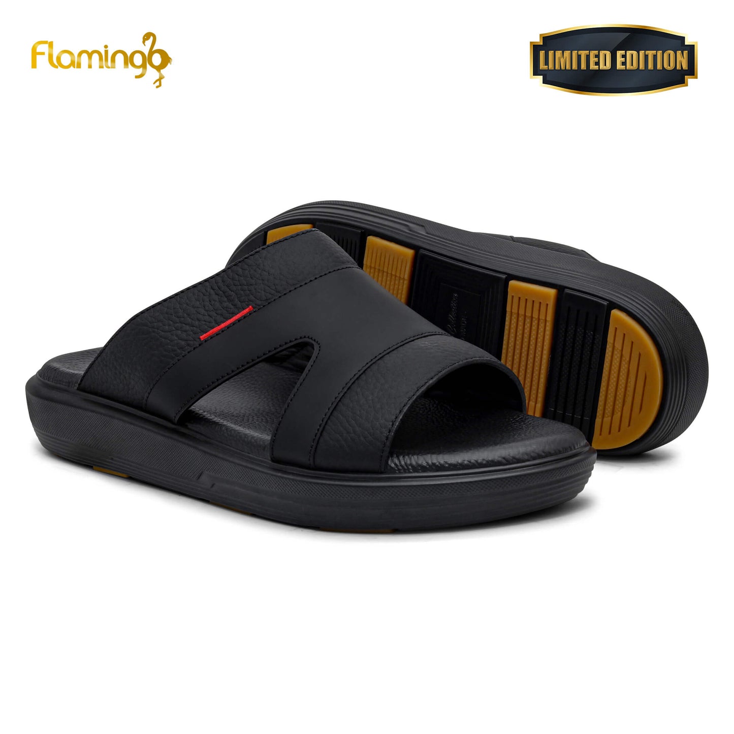 Flamingo Premium[FG115]7005 Black Gents Arabic Sandal