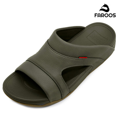Faroos[F323]M114 Truffle Gents Arabic Sandal