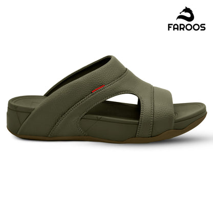 Faroos[F323]M114 Truffle Gents Arabic Sandal