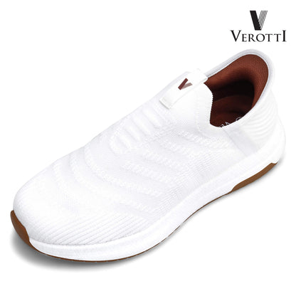 Verotti[X431]951 White Gents SLIP-INS Shoes