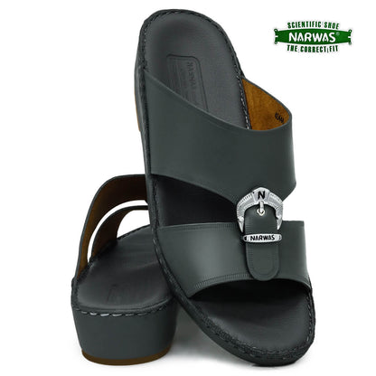 Narwas 404 [NG57] Dark Gray Gents Sandal