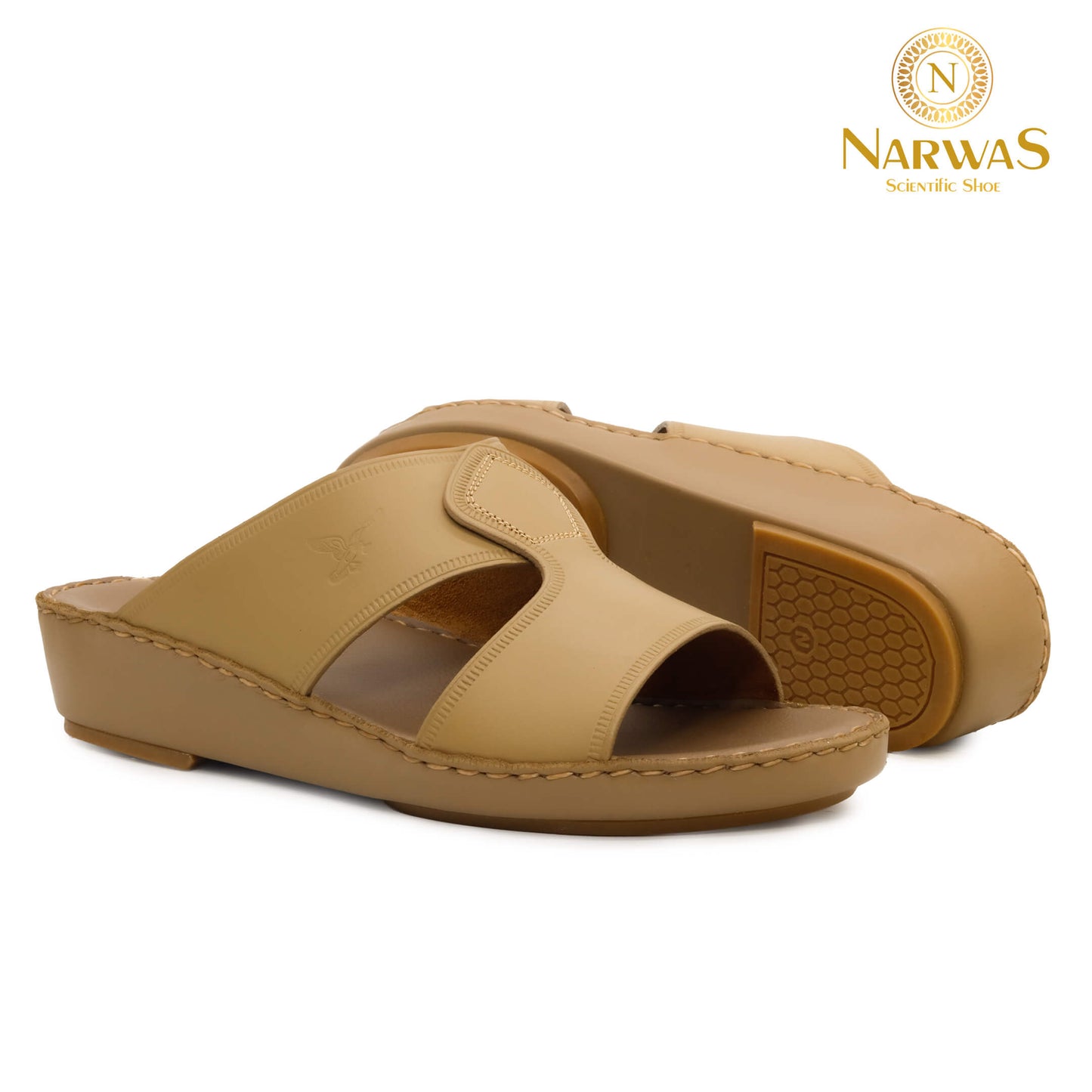 Narwas 1000 [NG29] Full Camel Gents Sandal