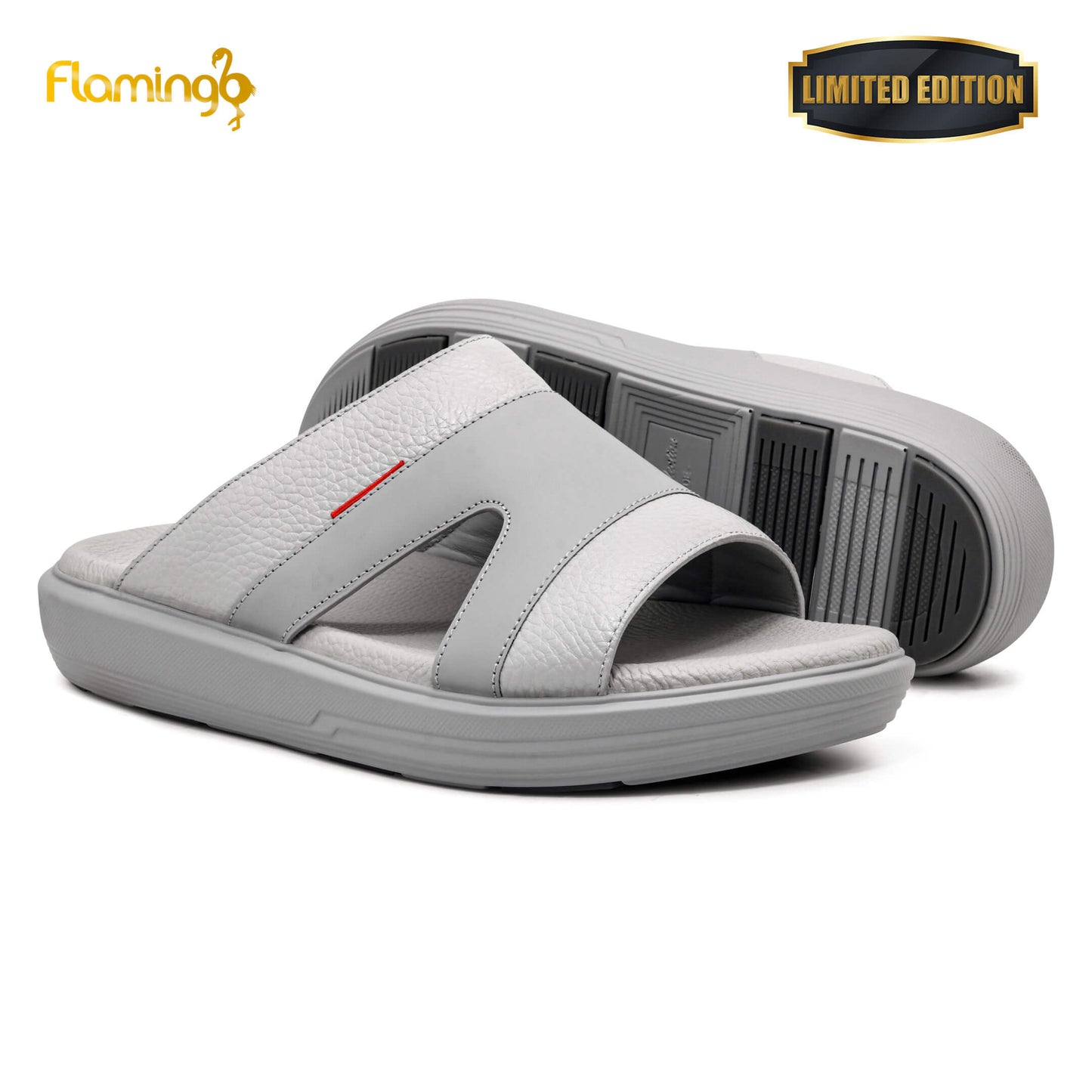 Flamingo Premium[FG116]7005 Gray Gents Arabic Sandal