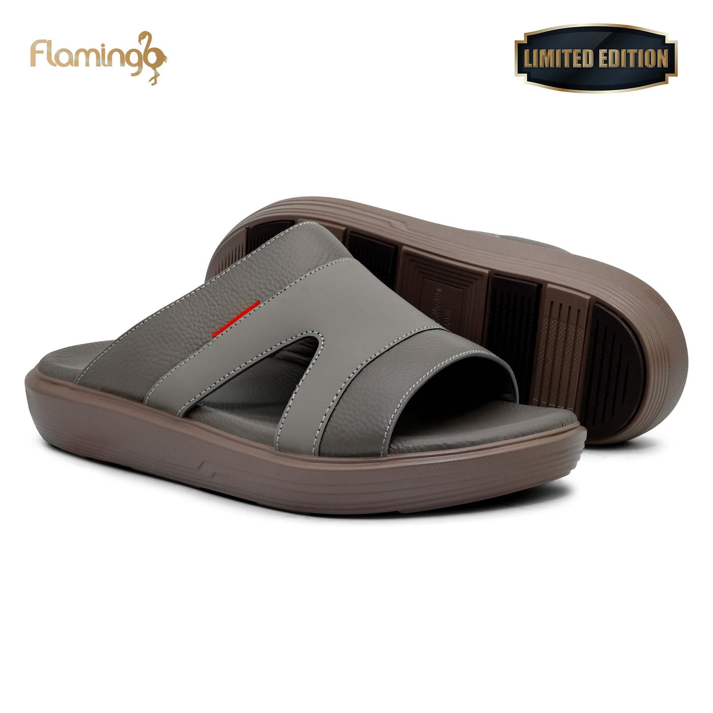 Flamingo Premium[FG117]7005 Stone Gents Arabic Sandal