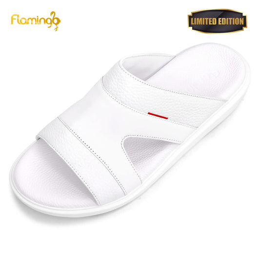Flamingo Premium[FG118]7005 White Gents Arabic Sandal