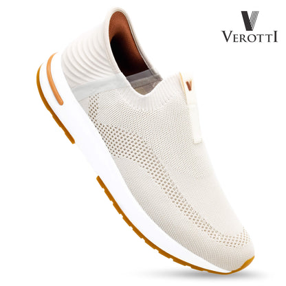 Verotti[X362]920 Beige Gents SLIP-INS Shoes