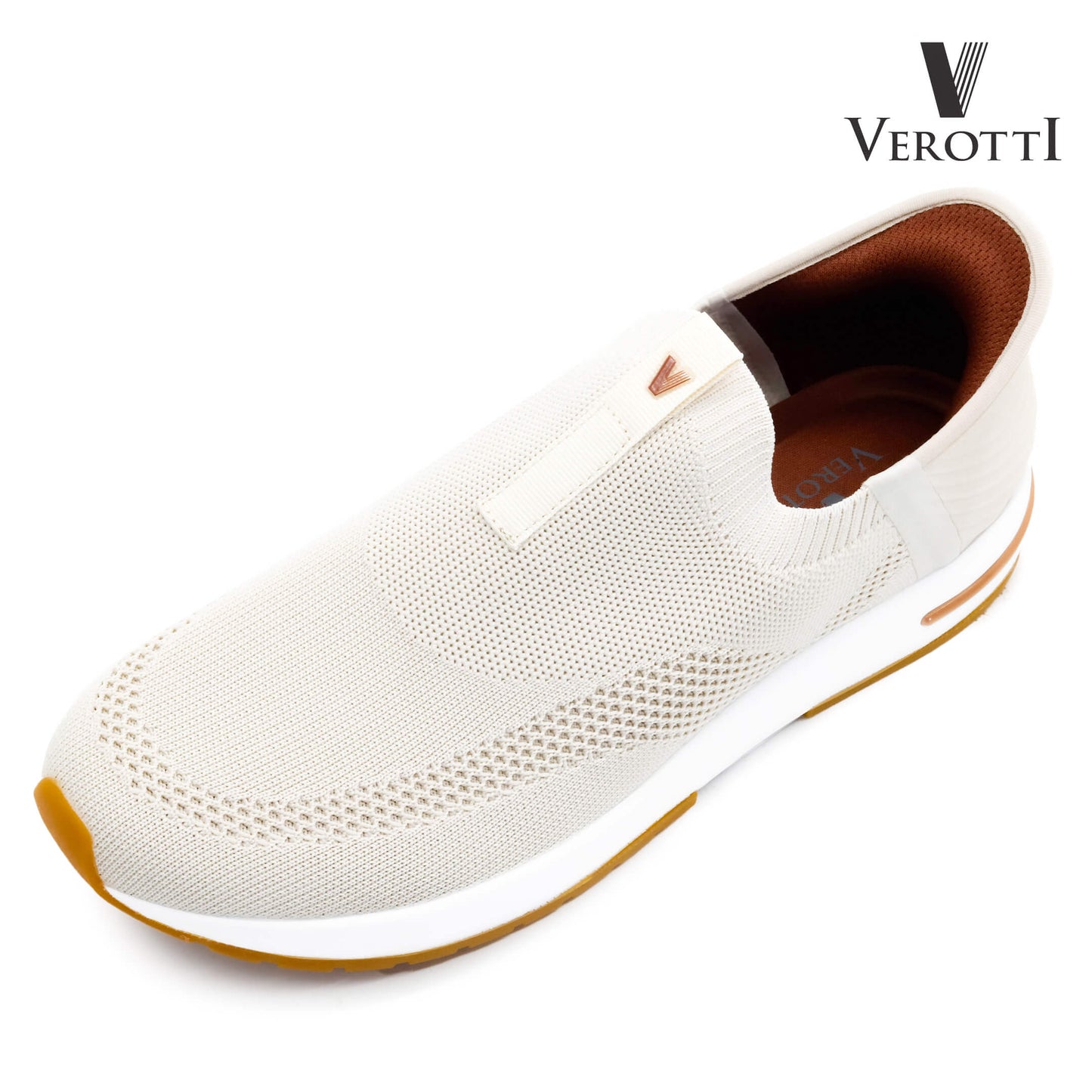 Verotti[X362]920 Beige Gents SLIP-INS Shoes