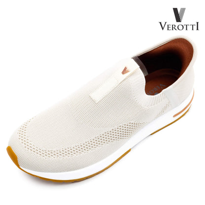 Verotti[X362]920 Beige Gents SLIP-INS Shoes
