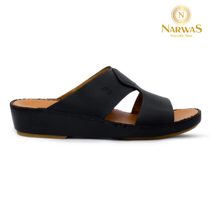 Narwas [N] 1000 Black Tan Gents Sandal