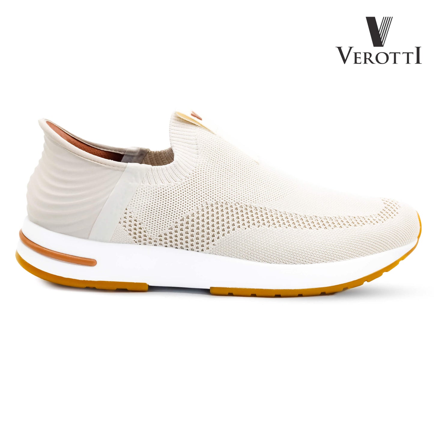 Verotti[X362]920 Beige Gents SLIP-INS Shoes